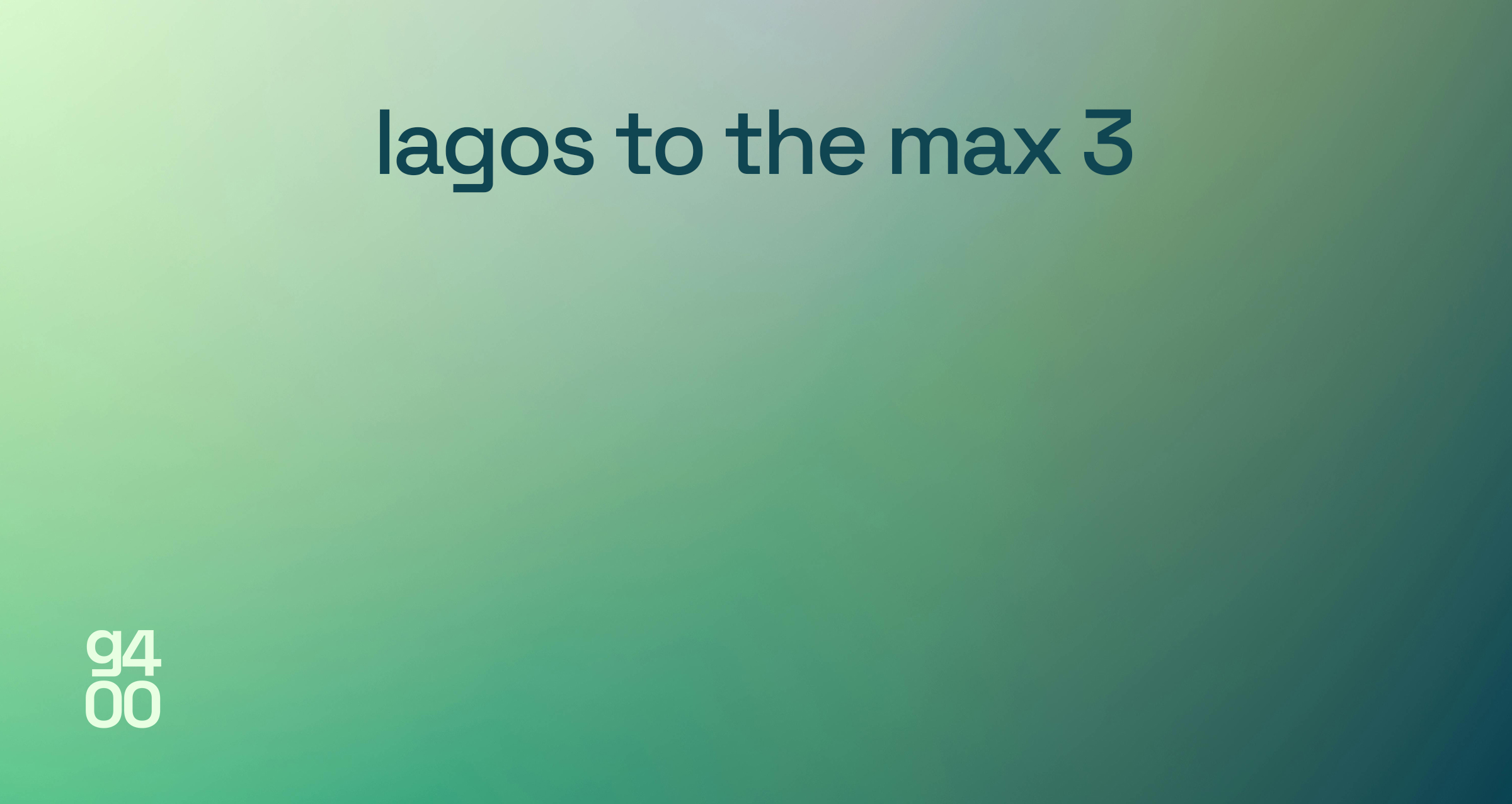 Lagos To The Max Vol 03 Mix Cover