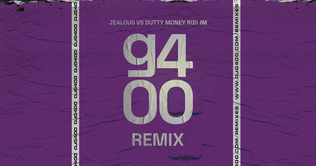 Jealous Vs Dutty Money Riddim's remix cover