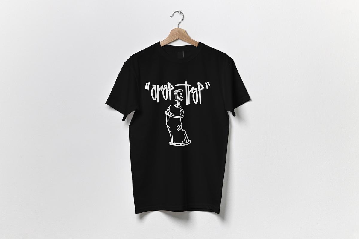 Graffiti Can Arap Trap T-Shirt Image 6