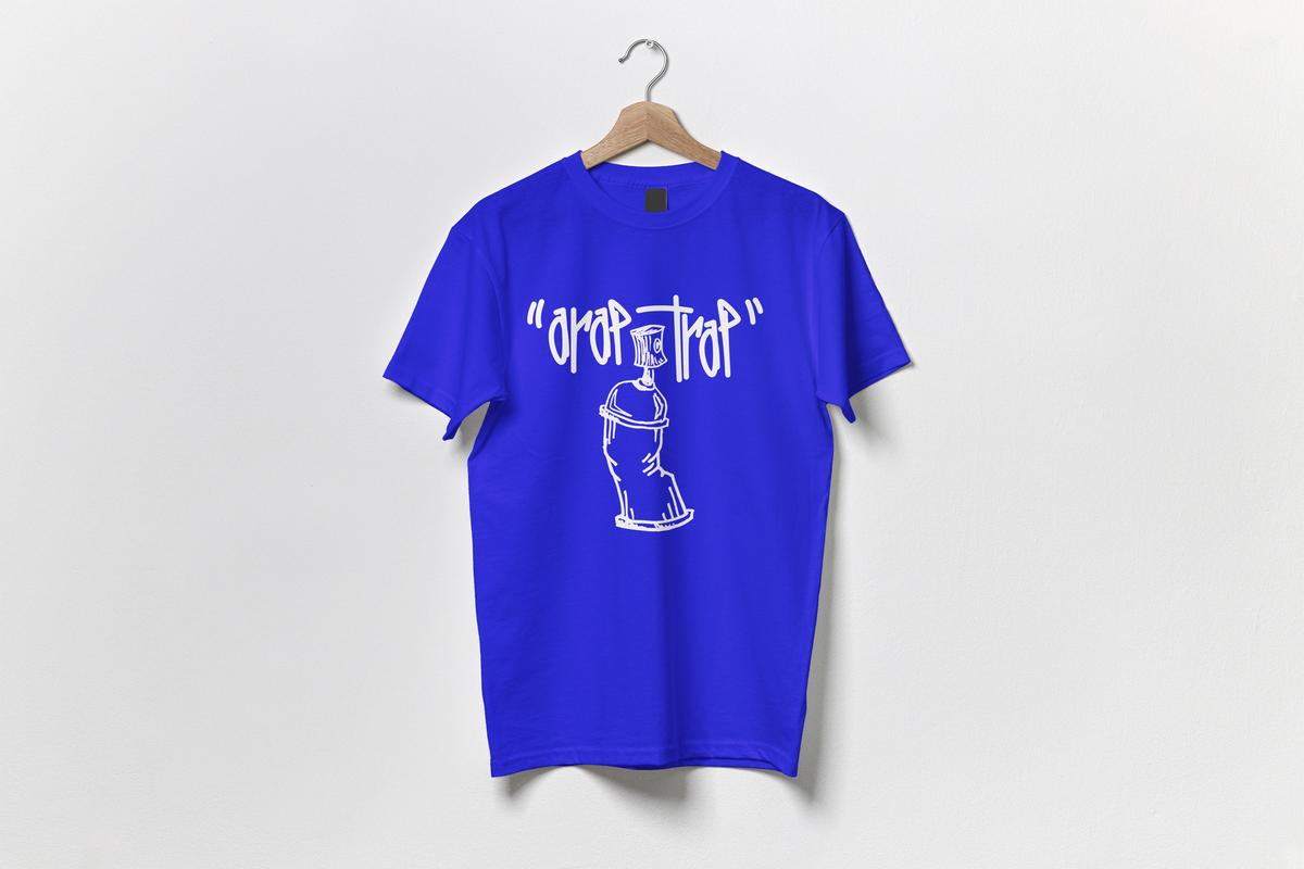 Graffiti Can Arap Trap T-Shirt Image 3