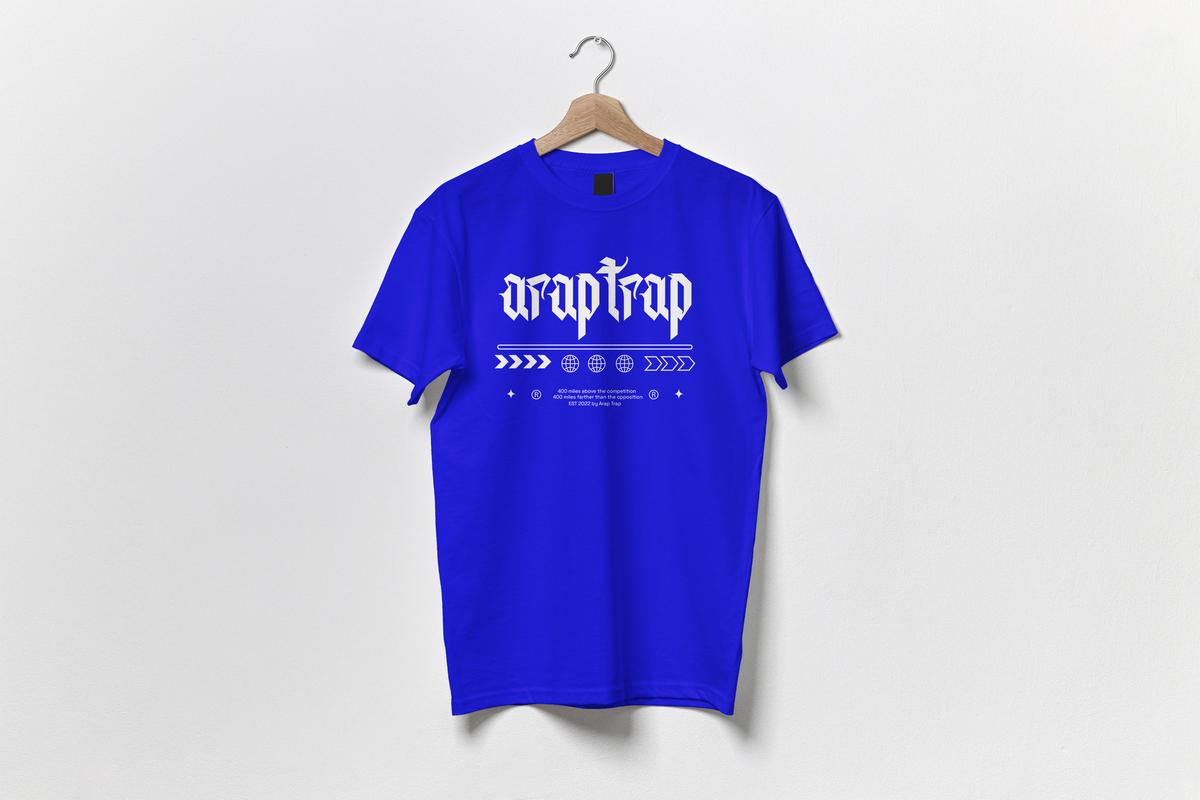 Arap Trap Old English T-Shirt Image 6