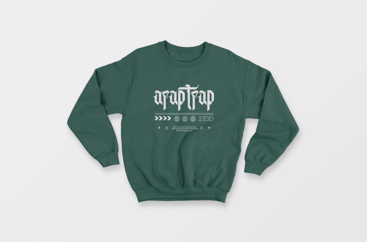 Arap Trap Old English Sweatshirt Image 1