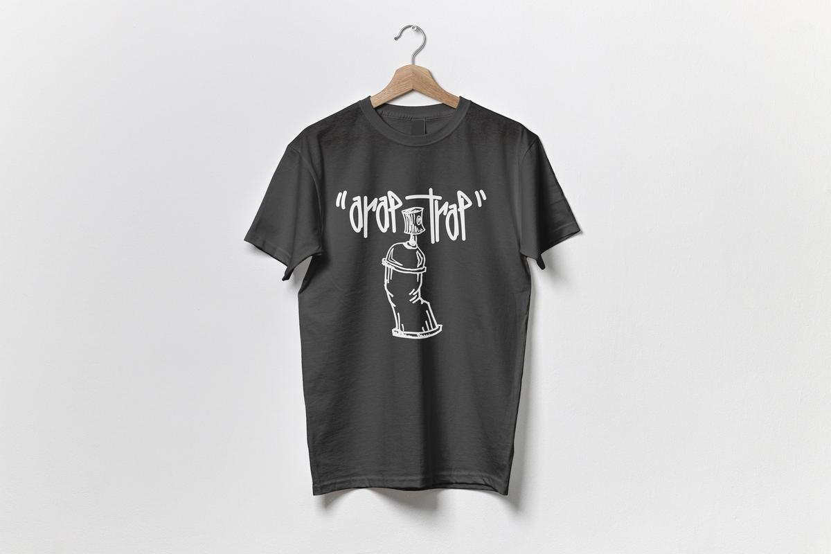 Graffiti Can Arap Trap T-Shirt Image 5
