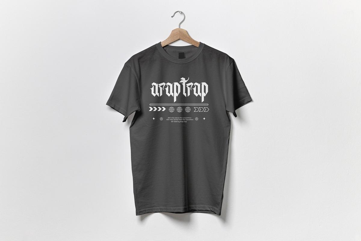 Arap Trap Old English T-Shirt Image 1
