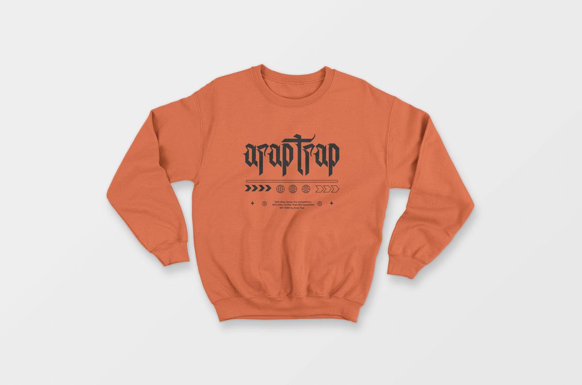 Arap Trap Old English Sweatshirt Image 4