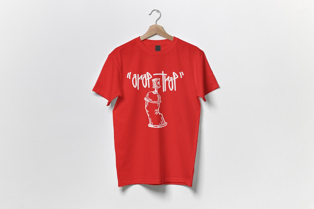 Graffiti Can Arap Trap T-Shirt Image 4