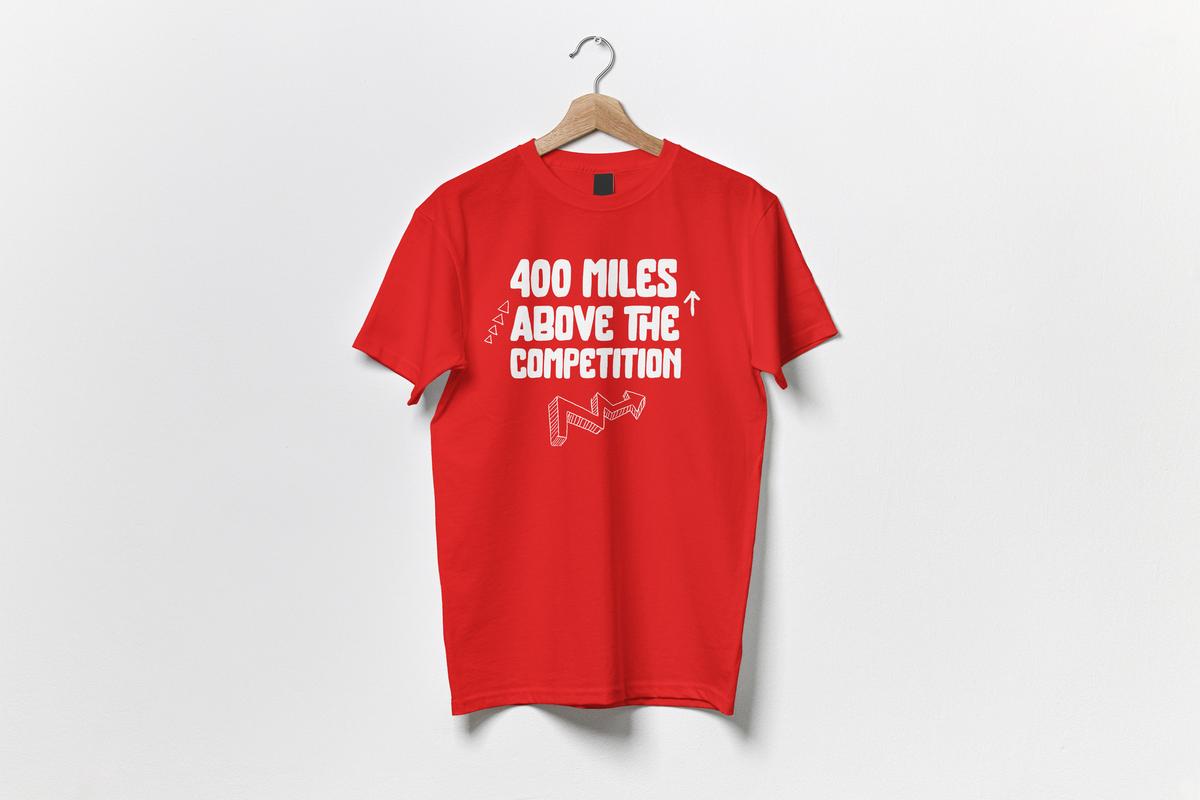 Summer 400 Miles Above The Competition T-Shirt Image 4