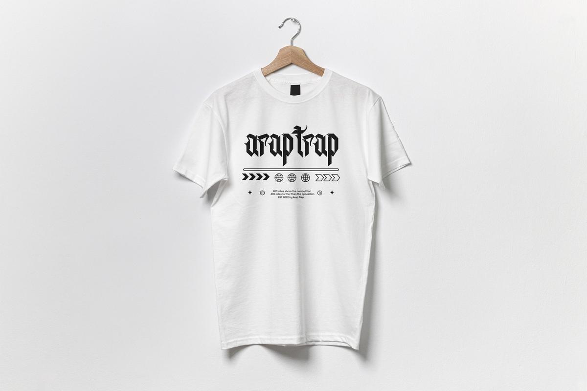 Arap Trap Old English T-Shirt Image 2