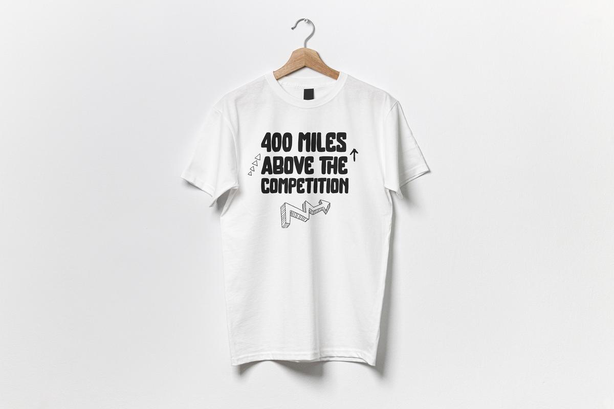 Summer 400 Miles Above The Competition T-Shirt Image 1